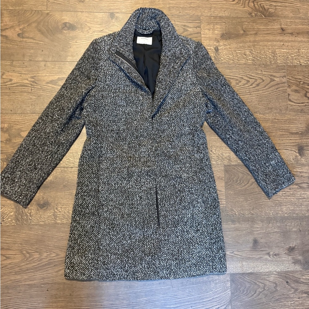 Old Navy Women's Charcoal Pea Coat
